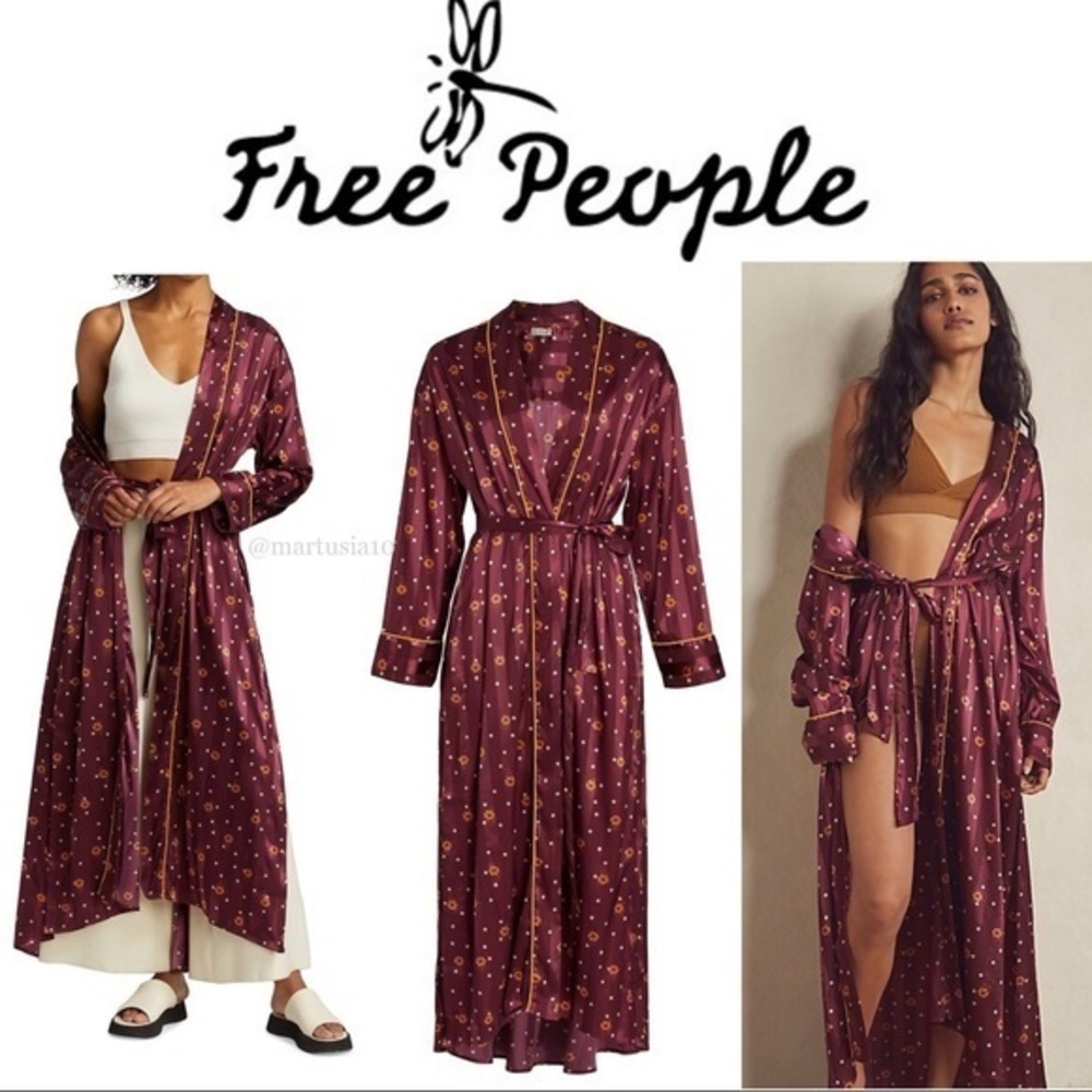 Free People Intimately Pajama Party Robe S/P 148$
